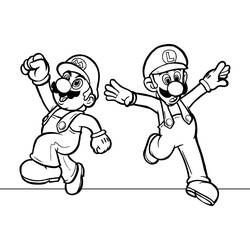 Раскраска: Super Mario Bros (Видео игры) #153571 - Бесплатные раскраски для печати