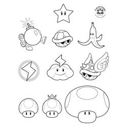 Раскраска: Super Mario Bros (Видео игры) #153579 - Бесплатные раскраски для печати