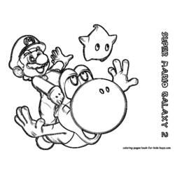 Раскраска: Super Mario Bros (Видео игры) #153584 - Раскраски для печати