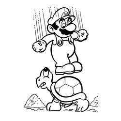 Раскраска: Super Mario Bros (Видео игры) #153592 - Бесплатные раскраски для печати