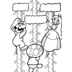 Раскраска: Super Mario Bros (Видео игры) #153610 - Бесплатные раскраски для печати