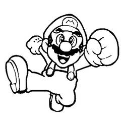 Раскраска: Super Mario Bros (Видео игры) #153625 - Бесплатные раскраски для печати