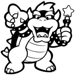 Раскраска: Super Mario Bros (Видео игры) #153644 - Раскраски для печати