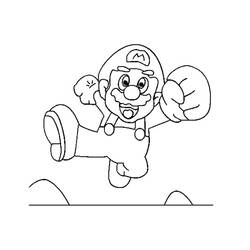 Раскраска: Super Mario Bros (Видео игры) #153675 - Бесплатные раскраски для печати
