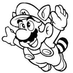 Раскраска: Super Mario Bros (Видео игры) #153680 - Раскраски для печати