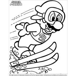 Раскраска: Super Mario Bros (Видео игры) #153681 - Бесплатные раскраски для печати