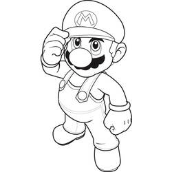 Раскраска: Super Mario Bros (Видео игры) #153692 - Бесплатные раскраски для печати