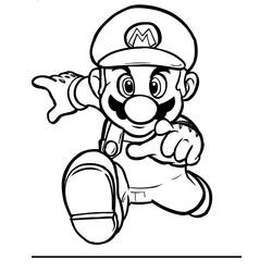 Раскраска: Super Mario Bros (Видео игры) #153694 - Бесплатные раскраски для печати