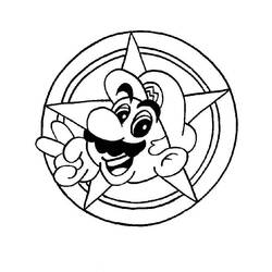 Раскраска: Super Mario Bros (Видео игры) #153696 - Бесплатные раскраски для печати