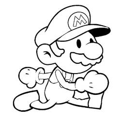 Раскраска: Super Mario Bros (Видео игры) #153703 - Бесплатные раскраски для печати