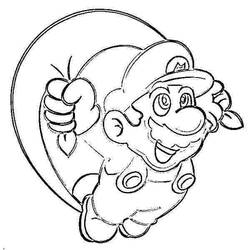 Раскраска: Super Mario Bros (Видео игры) #153718 - Бесплатные раскраски для печати