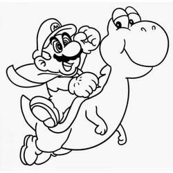 Раскраска: Super Mario Bros (Видео игры) #153719 - Раскраски для печати