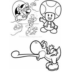Раскраска: Super Mario Bros (Видео игры) #153720 - Бесплатные раскраски для печати