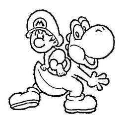 Раскраска: Super Mario Bros (Видео игры) #153723 - Раскраски для печати