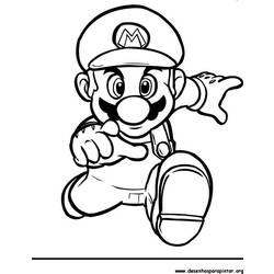 Раскраска: Super Mario Bros (Видео игры) #153724 - Раскраски для печати