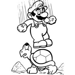 Раскраска: Super Mario Bros (Видео игры) #153745 - Бесплатные раскраски для печати