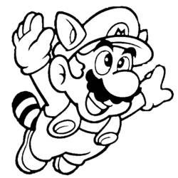 Раскраска: Super Mario Bros (Видео игры) #153756 - Раскраски для печати