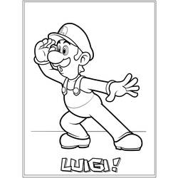 Раскраска: Super Mario Bros (Видео игры) #153765 - Бесплатные раскраски для печати