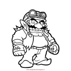 Раскраска: Super Mario Bros (Видео игры) #153781 - Раскраски для печати