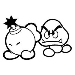 Раскраска: Super Mario Bros (Видео игры) #153783 - Бесплатные раскраски для печати