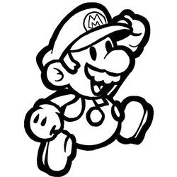 Раскраска: Super Mario Bros (Видео игры) #153784 - Бесплатные раскраски для печати