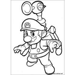 Раскраска: Super Mario Bros (Видео игры) #153794 - Бесплатные раскраски для печати
