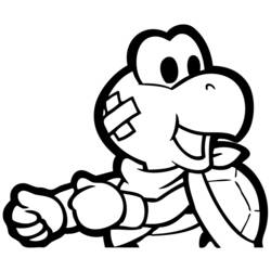 Раскраска: Super Mario Bros (Видео игры) #153806 - Бесплатные раскраски для печати