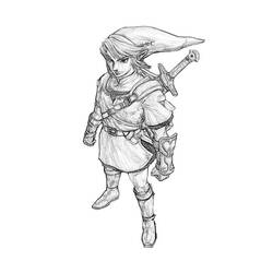 Раскраска: Zelda (Видео игры) #113242 - Раскраски для печати