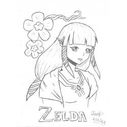 Раскраска: Zelda (Видео игры) #113243 - Раскраски для печати