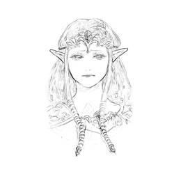 Раскраска: Zelda (Видео игры) #113291 - Бесплатные раскраски для печати